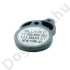 Kép 2/2 - Blucky Graffiti Dark Blue Dog Tag large