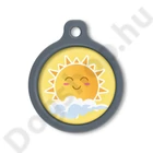 Kép 1/2 - Blucky Sunny Yellow Dog Tag large