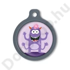 Kép 1/2 - Blucky Beastie Pastel Purple Dog Tag large