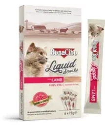 BONACIBO SNACKS for CATS LIQUID SNACKS - LAMB 90g