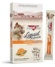 BONACIBO SNACKS for CATS LIQUID SNACKS - CHICKEN 90g