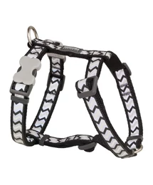 Red Dingo Reflective Ziggy Black Large Dog hám Red Dingo Reflective Ziggy Black Large Dog hám