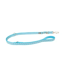 Red Dingo Reflective Ziggy Turquoise multi-purpose póráz 200 cm Medium Red Dingo Reflective Ziggy Turquoise multi-purpose póráz 200 cm Medium