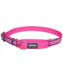 Red Dingo Reflective Hot Pink Small Martingale nyakörv
