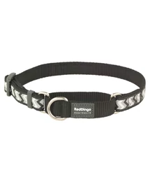 Red Dingo Reflective Ziggy Black Small Martingale nyakörv