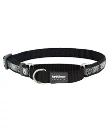 Red Dingo Paw Impressions Black Medium Martingale nyakörv