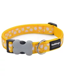 Red Dingo White Spots Yellow Medium kutya nyakörv Red Dingo White Spots Yellow Medium kutya nyakörv