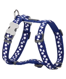 Red Dingo White Spots Dark Blue XS Dog hám Red Dingo White Spots Dark Blue XS Dog hám