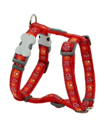 Red Dingo Paw Impressions Red Small Dog hám