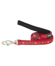 Red Dingo Paw Impressions Red póráz 100-180 cm XS Red Dingo Paw Impressions Red póráz 100-180 cm XS