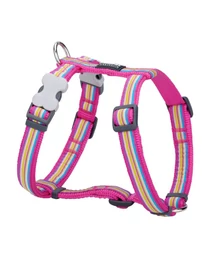 Red Dingo Horizontal Stripes Hot Pink XS Dog hám