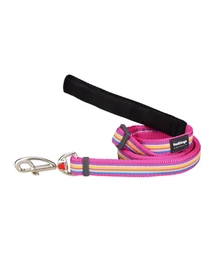Red Dingo Horizontal Stripes Hot Pink póráz 100-180 cm Large