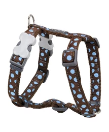 Red Dingo Blue Spots Brown Medium Dog hám Red Dingo Blue Spots Brown Medium Dog hám