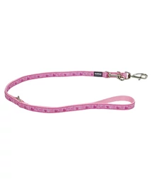 Red Dingo Breezy Love Pink multi-purpose póráz 200 cm XS Red Dingo Breezy Love Pink multi-purpose póráz 200 cm XS