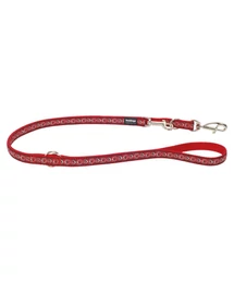 Red Dingo Cosmos Red multi-purpose póráz 200 cm XS Red Dingo Cosmos Red multi-purpose póráz 200 cm XS