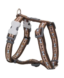 Red Dingo Bone Yard Brown Medium Dog hám Red Dingo Bone Yard Brown Medium Dog hám