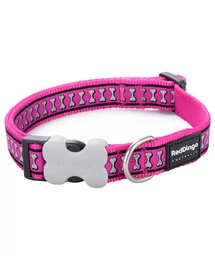 Red Dingo Reflective Hot Pink XS kutya nyakörv Red Dingo Reflective Hot Pink XS kutya nyakörv