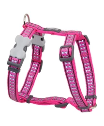 Red Dingo Reflective Hot Pink Medium Dog hám Red Dingo Reflective Hot Pink Medium Dog hám