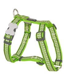 Red Dingo Reflective Lime Medium Dog hám Red Dingo Reflective Lime Medium Dog hám