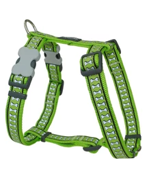 Red Dingo Reflective Lime XLarge Dog hám Red Dingo Reflective Lime XLarge Dog hám