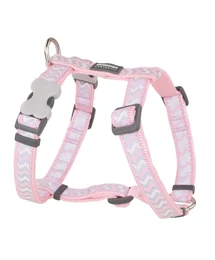 Red Dingo Reflective Ziggy Pink XS Dog hám Red Dingo Reflective Ziggy Pink XS Dog hám
