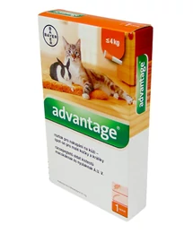 ADVANTAGE SPOT-ON CAT 0,4ML (4KG-IG) 1X ADVANTAGE SPOT-ON CAT 0,4ML (4KG-IG) 1X