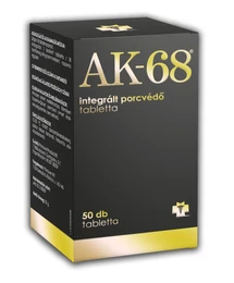AK-68 INTEGRÁLT PORCVÉDŐ TABLETTA 50X AK-68 INTEGRÁLT PORCVÉDŐ TABLETTA 50X