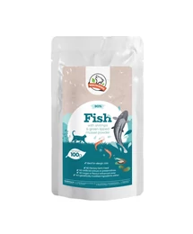 FarkasKonyha MACSKA PÁROLT MENÜ HAL-GARNÉLA-ZÖLDKAGYLÓ 100g