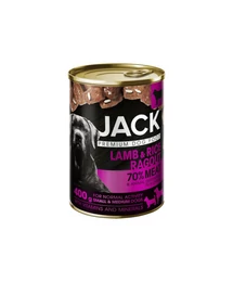 JACK kutya konzerv ragu bárány-rizs 400g