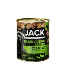 JACK kutya konzerv ragu nyúl-répa 800g