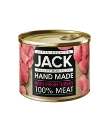 JACK kutya prémium konzerv pulyka 200g