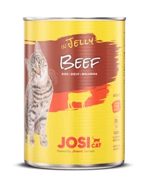 JosiCat konzerv Beef in Jelly 12 x 400g JosiCat konzerv Beef in Jelly 12 x 400g
