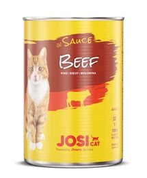 JosiCat konzerv Beef in Sauce 12 x 415g JosiCat konzerv Beef in Sauce 12 x 415g