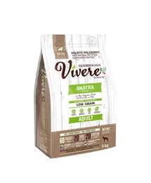 VIVERE LOW-GRAIN DOG MINI Adult Duck 3 kg