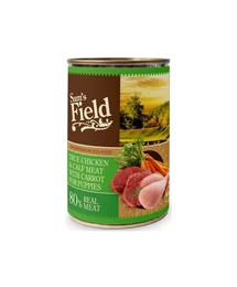 Sams-Field-konzerv-puppy-csirke-borju-sargarepa-400g