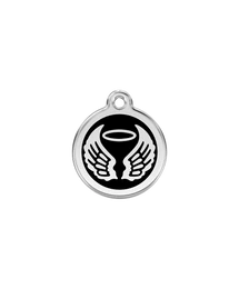 Red Dingo Rozsdamentes angyal szárnyak mintás acél biléta fekete