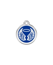 Red Dingo Rozsdamentes angyal szárnyak mintás acél biléta sötétkék