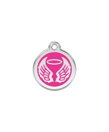 Red Dingo Rozsdamentes angyal szárnyak mintás acél biléta hot pink