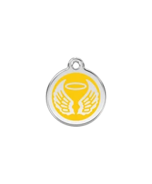 Red Dingo Rozsdamentes angyal szárnyak mintás acél biléta sárga