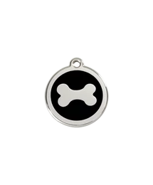 Red Dingo Rozsdamentes vízsz.csont mintás acél biléta fekete