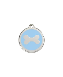 Red Dingo Rozsdamentes vízsz.csont mintás acél biléta világoskék