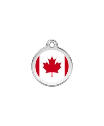 Red Dingo Rozsdamentes kanadai zászló mintás acél biléta Red Dingo Rozsdamentes kanadai zászló mintás acél biléta