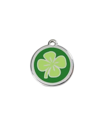 Red Dingo Rozsdamentes lóhere mintás acél biléta