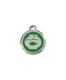 Red Dingo Rozsdamentes akvárium mintás acél biléta zöld