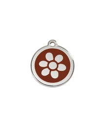 Red Dingo Rozsdamentes virág mintás acél biléta barna Red Dingo Rozsdamentes virág mintás acél biléta barna