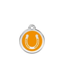 Red Dingo Rozsdamentes patkó mintás acél biléta narancssárga Red Dingo Rozsdamentes patkó mintás acél biléta narancssárga