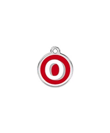 Red Dingo Rozsdamentes O betű mintás acél biléta