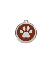 Red Dingo Rozsdamentes mancs mintás acél biléta barna Red Dingo Rozsdamentes mancs mintás acél biléta barna