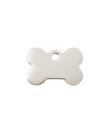 Red Dingo Rozsdamentes acél biléta csont forma