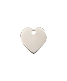 Red Dingo Rozsdamentes acél biléta szív forma